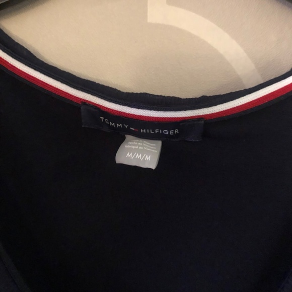 Beautiful navy blue blouse - Picture 6 of 6